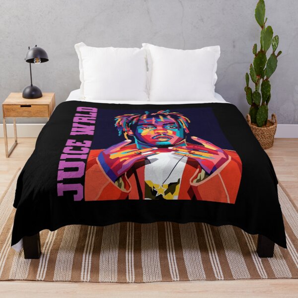 Item preview, Juice Wrld Colorful Abstract Musician Portrait designed and sold by dragonmaid269.