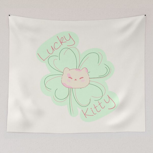 Item preview, Lucky kitty designed and sold by SunDoodleArt.