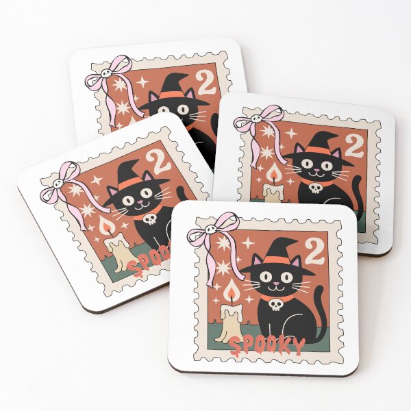 Item preview, Kawaii Witch Cat Halloween Design – Spooky Season Postage Stamp designed and sold by VeLuna64.