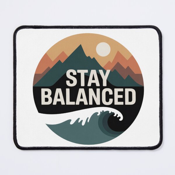 Item preview, Stay Balanced Mountain Wave designed and sold by Faridoshka.