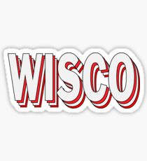 Wisco Stacked Sticker