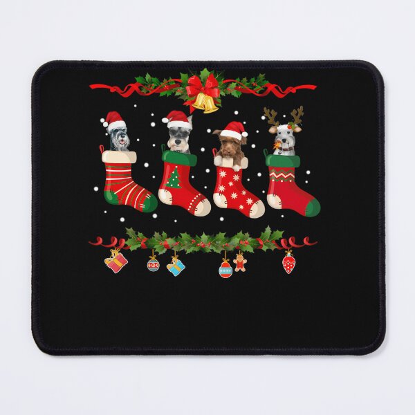 Artikelvorschau, Schnauzer Strumpf Weihnachten entworfen und verkauft von EldaMurazik.