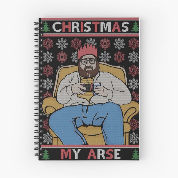 Item preview, Merry Christmas My Arse - Funny Grumpy British Comedy Christmas Jumper designed and sold by EldaMurazik.