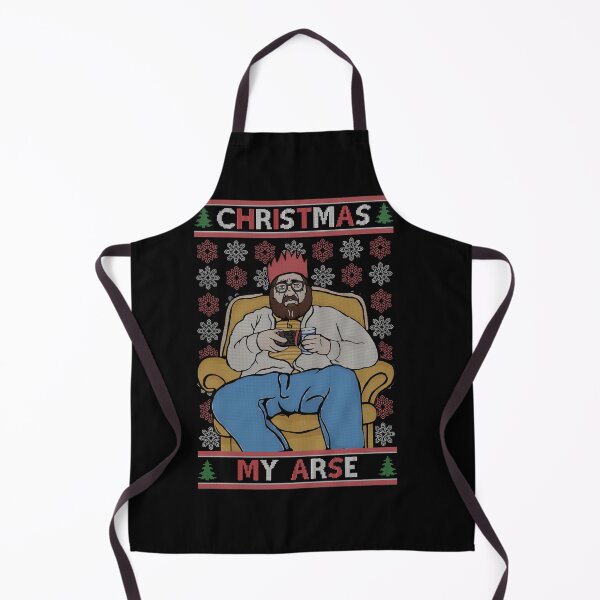 Item preview, Merry Christmas My Arse - Funny Grumpy British Comedy Christmas Jumper designed and sold by EldaMurazik.