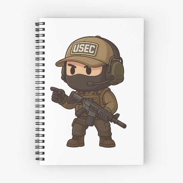 Item preview, Escape From Tarkov Chibi USEC PMC Cartoon Character designed and sold by ContTraders.