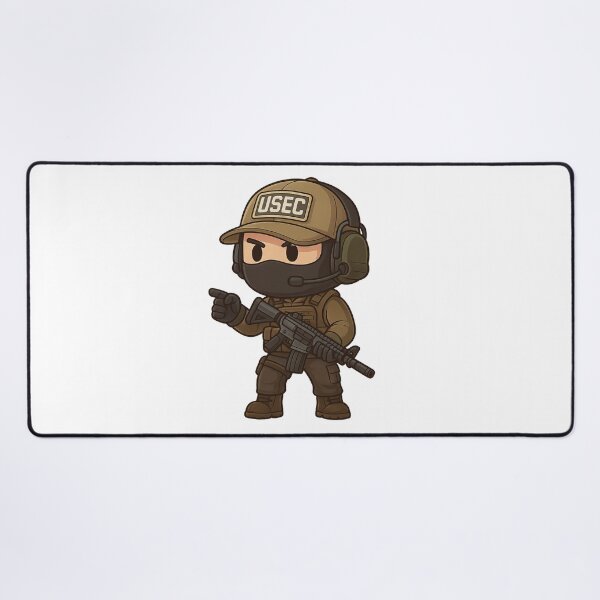 Item preview, Escape From Tarkov Chibi USEC PMC Cartoon Character designed and sold by ContTraders.