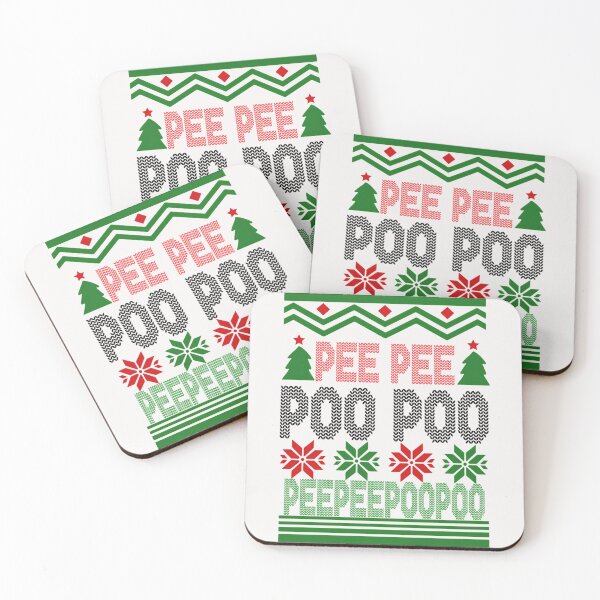 Item preview, Pee Pee Poo Poo Ugly Christmas Sweater Sweatshirt designed and sold by EldaMurazik.