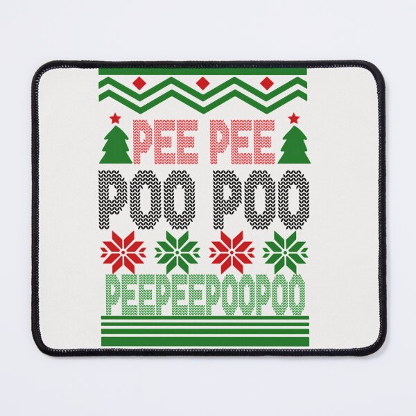 Item preview, Pee Pee Poo Poo Ugly Christmas Sweater Sweatshirt designed and sold by EldaMurazik.