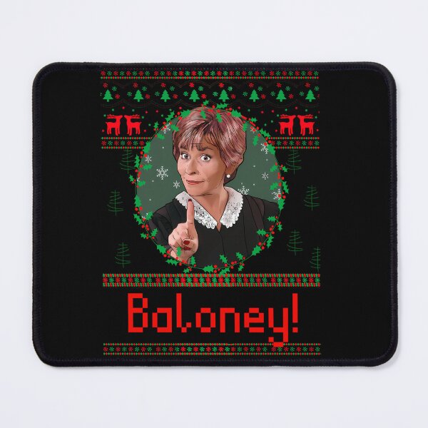 Item preview, Judge Judy Ugly Christmas Sweater - Baloney designed and sold by EldaMurazik.