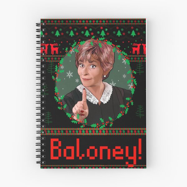 Item preview, Judge Judy Ugly Christmas Sweater - Baloney designed and sold by EldaMurazik.