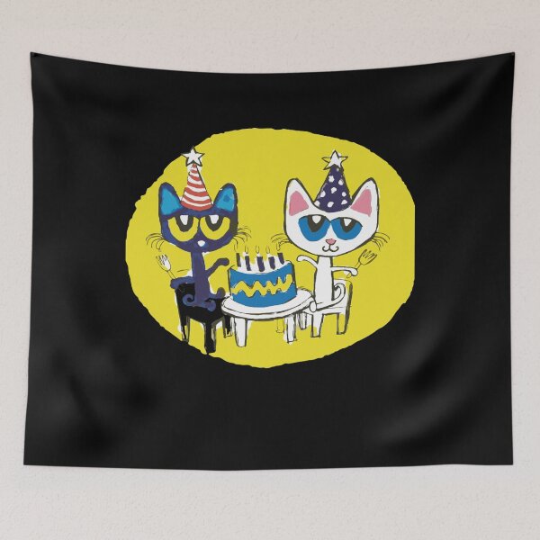 Item preview, Pete the Cat happy birthday Classic T-Shirt designed and sold by MargaretBuildin.