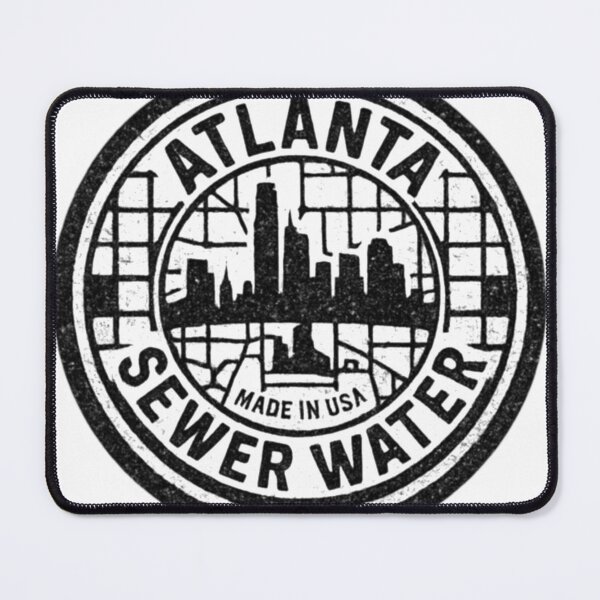 Item preview, Atlanta Manhole Cover Shirt – Urban Stamp with Local Pride designed and sold by Urban designs by PiMediaDen.
