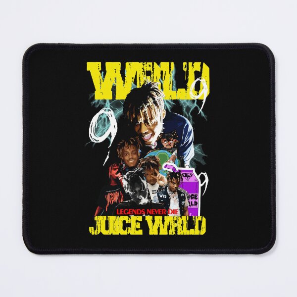 Item preview, Juice Wrld Hip Hop Collage Portrait with Neon Colors designed and sold by dragonmaid269.