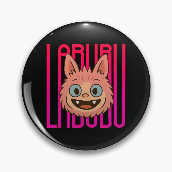 Item preview, Labubu Cute Monster Face with Neon Typography designed and sold by Slimeee199.