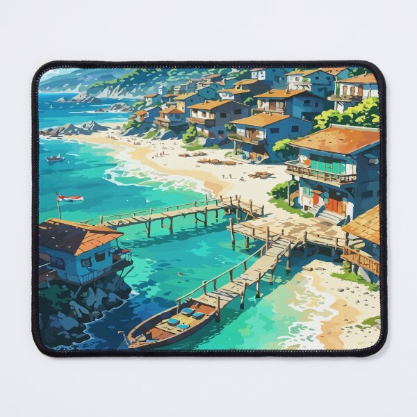 Item preview, Seaside Village Escape designed and sold by smartk3512.