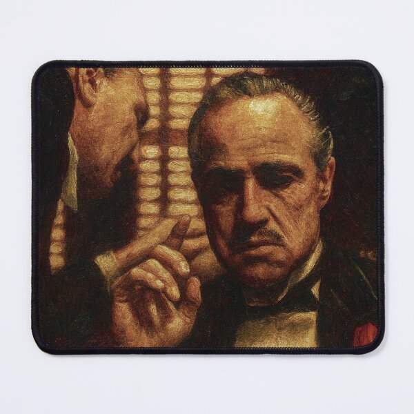 Item preview, The Godfather Oil Painting designed and sold by FilmBytes.
