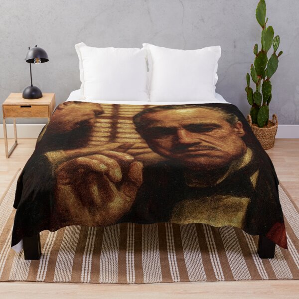 Item preview, The Godfather Oil Painting designed and sold by FilmBytes.