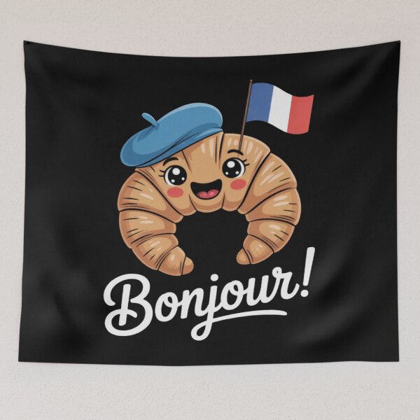 Item preview, Croissant French Saying France Baking Breakfast Funny designed and sold by Vastingan.