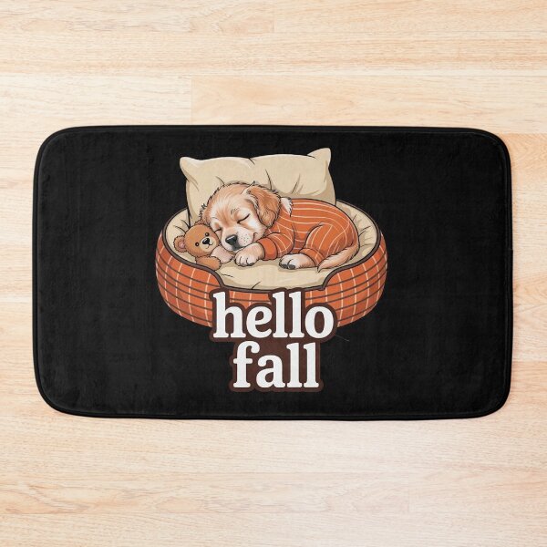 Item preview, Cute Autumn Golden Retriever Decor for Dog Lover Hello Fall designed and sold by Vastingan.