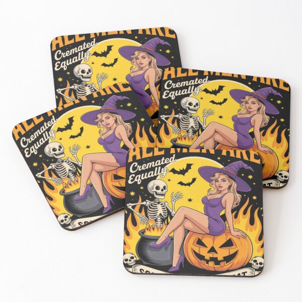 Item preview, Spooky Witch All Men Are Cremated Equal Feminist Halloween designed and sold by GarinaguHN.
