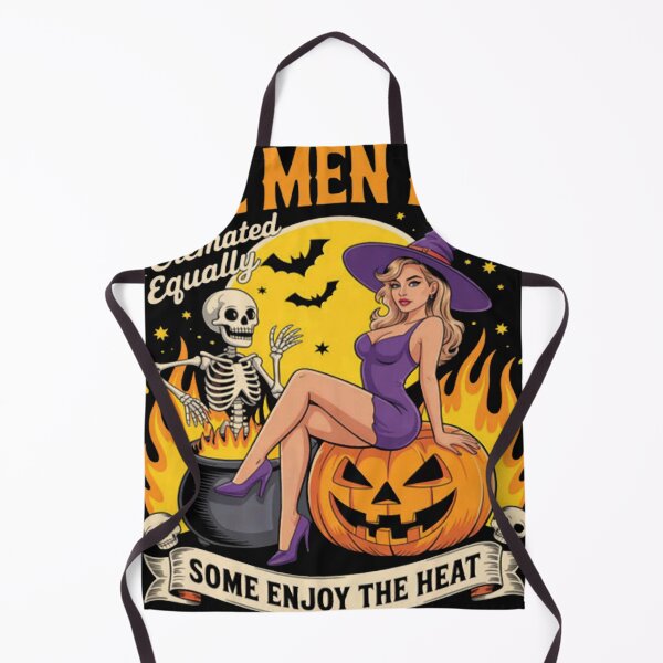Item preview, Spooky Witch All Men Are Cremated Equal Feminist Halloween designed and sold by GarinaguHN.