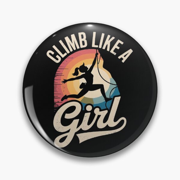 Item preview, Cute Climb Like A Girl Cool Free Climbing Lovers designed and sold by Vastingan.