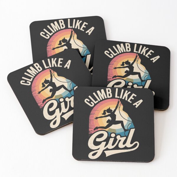 Item preview, Cute Climb Like A Girl Cool Free Climbing Lovers designed and sold by Vastingan.