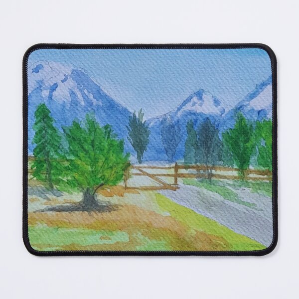 Item preview, Watercolour Mountain Landscape designed and sold by Momo9090.