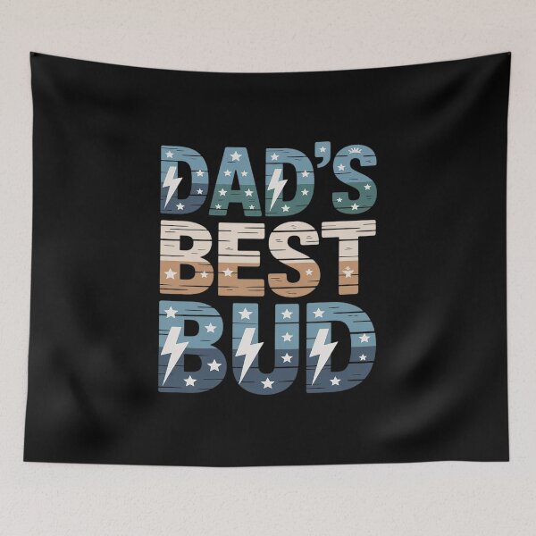 Artikelvorschau, Daddy's Best Bud, Cute New Dad, Dad Baby Announcement entworfen und verkauft von Idarmotar.