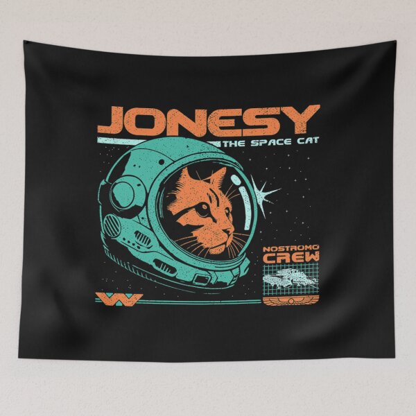 Item preview, Jonesy The Space Cat designed and sold by KristinWyma.