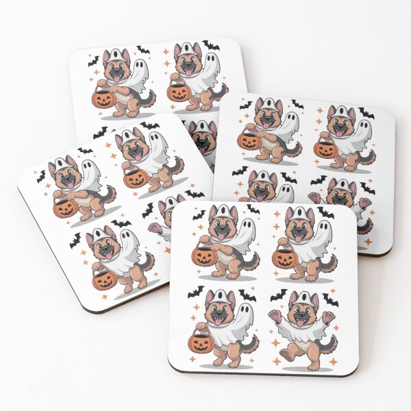 Item preview, Cute Fall German Shepherd Ghost Costume Dog Lover Halloween designed and sold by Vastingan.