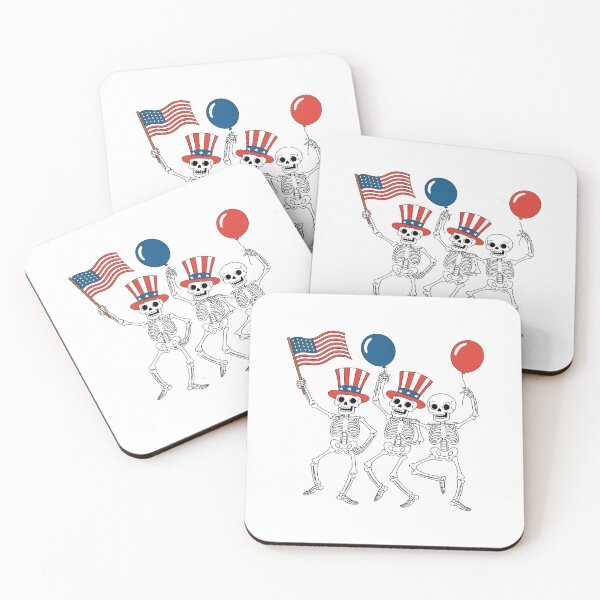 Item preview, Dancing Skeleton 4th of July designed and sold by Idarmotar.