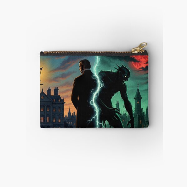 Item preview, A Soul Divided – Reimagined Dr. Jekyll & Mr. Hyde Gothic Horror Poster designed and sold by Art's Diner.