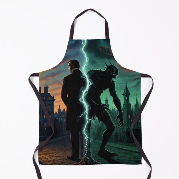 Item preview, A Soul Divided – Reimagined Dr. Jekyll & Mr. Hyde Gothic Horror Poster designed and sold by Art's Diner.