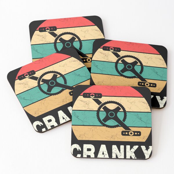Item preview, Cranky - Funny Cyclist Retro Distressed Look designed and sold by JamirHauck.