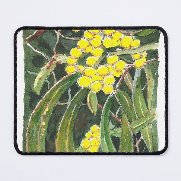 Item preview, Wattle Blossom Greeting Card designed and sold by Dai Wynn Fine Art.