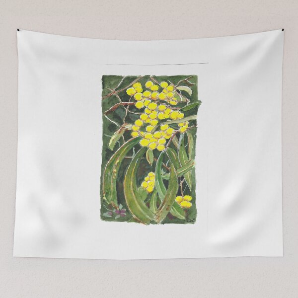 Item preview, Wattle Blossom Greeting Card designed and sold by Dai Wynn Fine Art.