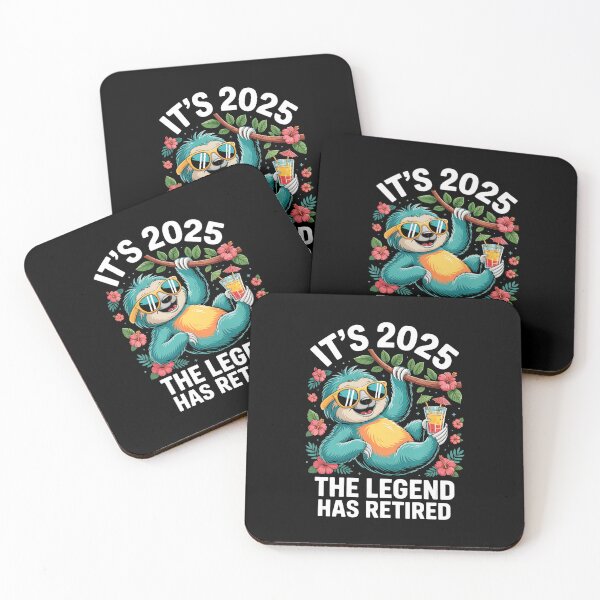 Item preview, Its 2025 The Legend Has Retired Retirement Sloth  designed and sold by sparks269.