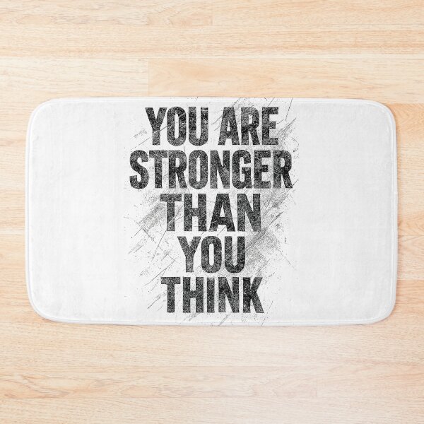 Item preview, You Are Stronger Than You Think Distressed Font designed and sold by Tong4130.