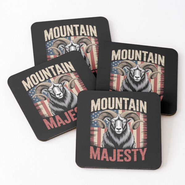 Item preview, Death Valley MOUNTAIN MAJESTY USA Funny Big Horn Sheep designed and sold by Jadiantukora.