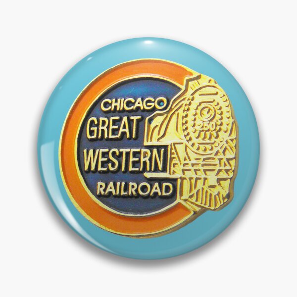 Item preview, Train logo, Chicago Great Western Railway 1885~1968, Shelly's Train Store,Vintage, Classic,Archaic, Collectible Train Logos, Rail & Railroad Logos, train stickers, magnets, t-shirts, posters & more designed and sold by MoreEZUSA-Here.