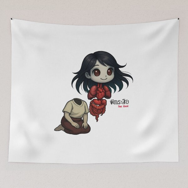 Item preview, Phi Krasue (ผีกระสือ) - Thai Ghost Collection designed and sold by AlapodShop.