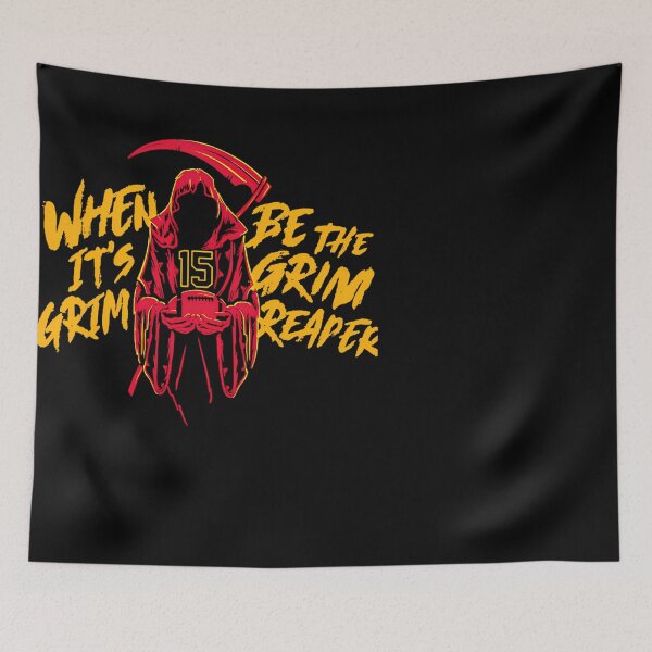 Item preview, Kansas City Chiefs Grim Reaper designed and sold by JakobKoller.