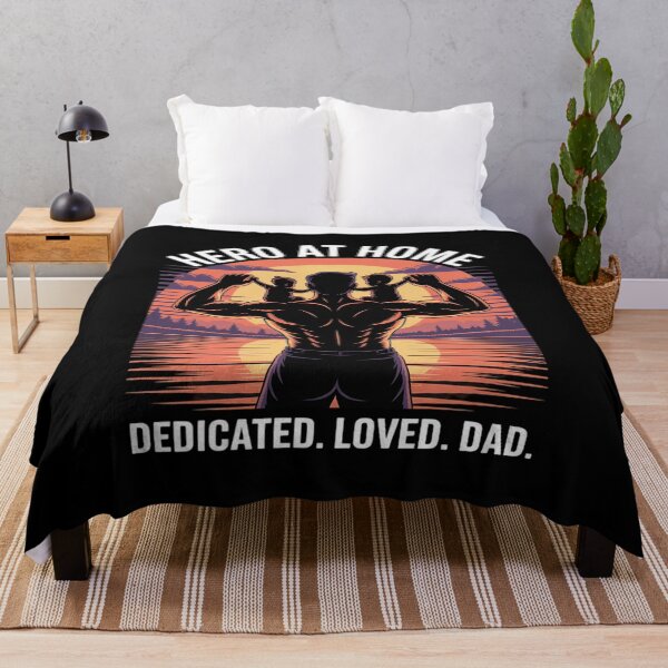 Item preview, Dedicated Loved, Patriotic Father's Day, Hero At Home Dad designed and sold by Jadiantukora.