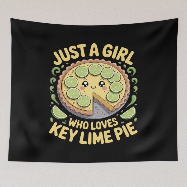 Item preview, Dessert Pie Just A Girl Who Loves Key Lime Pie designed and sold by Jadiantukora.