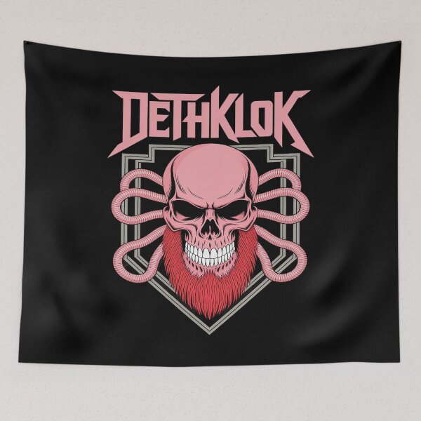 Item preview, Dethklok Red Machine Skull designed and sold by Jadiantukora.