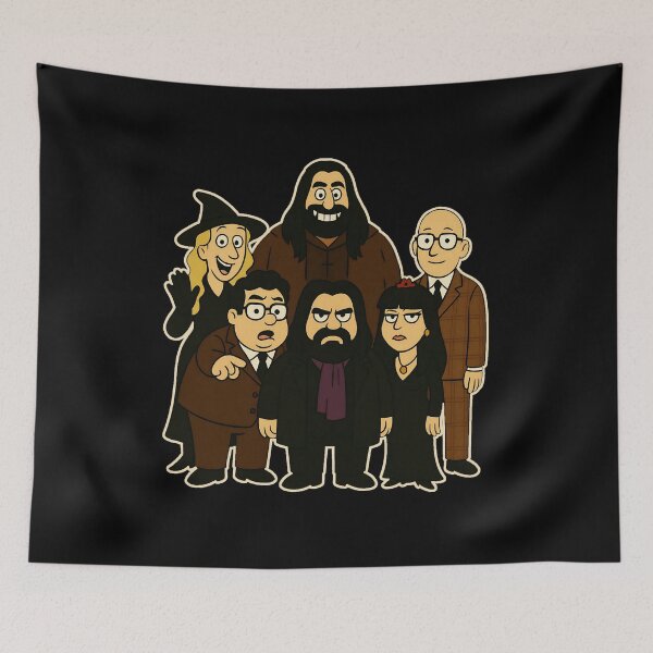 Item preview, What We Do In The Shadows Quirky Cartoon Spooky Family Portrait designed and sold by Mackk269.