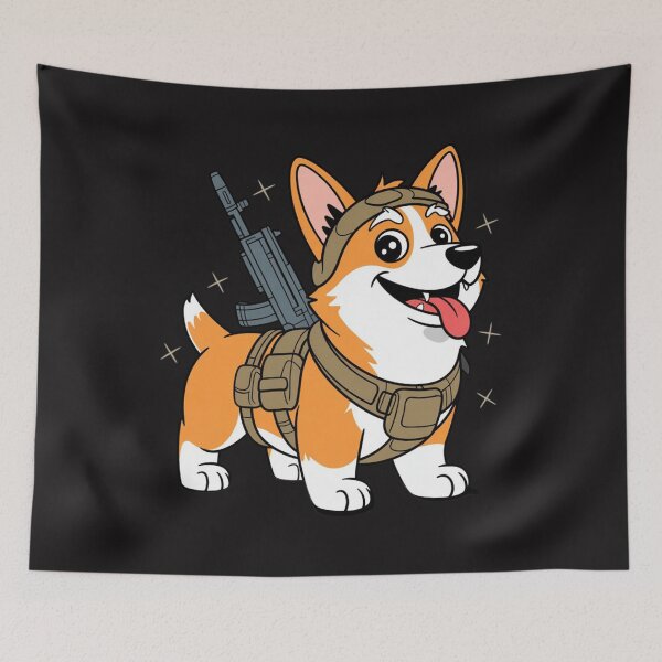 Item preview, Tactical Corgi Funny designed and sold by Ikwalima.