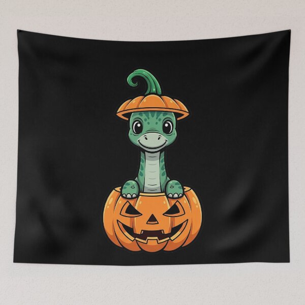 Item preview, Baby Dinosaur Pumpkin Pal Halloween Spooky Cute designed and sold by k3rstman1.