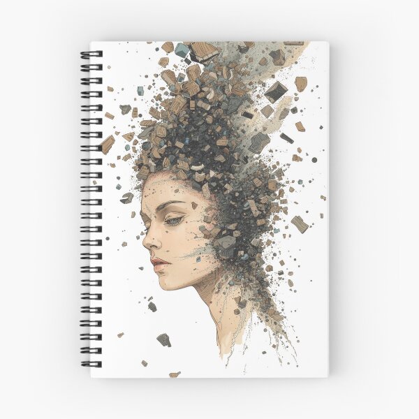 Item preview, Abstract Mental Health Portrait designed and sold by Mohamed  Ramadan.